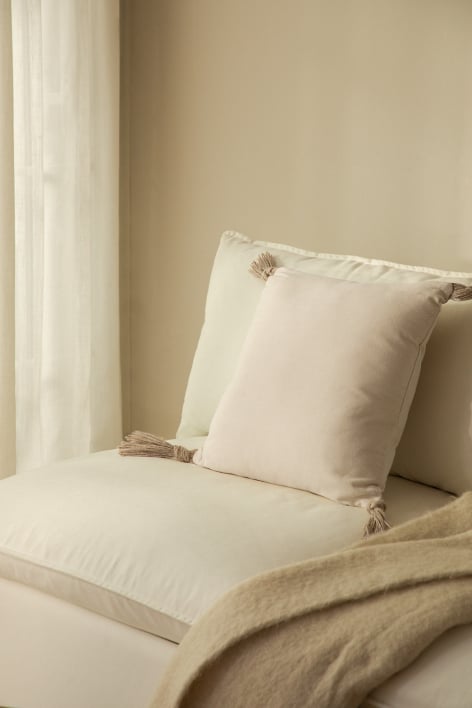 Square cushion 45x45 cm in Almiz cotton