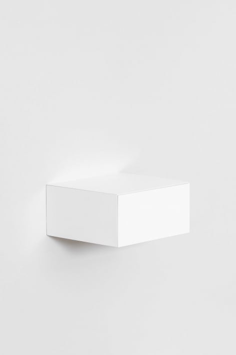 Pack of 2 floating nightstands in Florens MDF - White