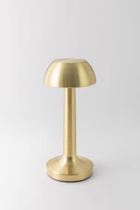 Wireless LED table lamp in iron Asuan