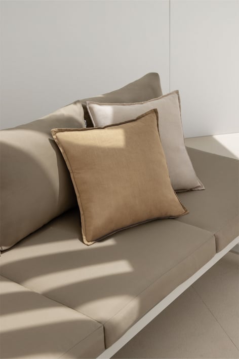 Square cushion 45x45 cm in Elezar cotton