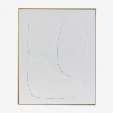 Hand Painted Decorative Painting With Helvon Relief 80 X 100 Cm & A - Sklum