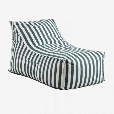 Garden Armchair In Sandel Fabric Jungle Green - Sklum