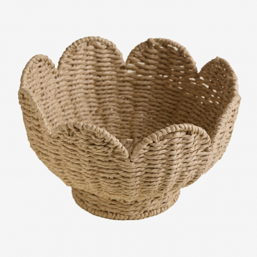 Decorative Bowl In Braided Rope And Metal Toransky ↑15 Cm - Sklum