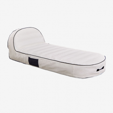 Seitan Inflatable Lounger White - Sklum