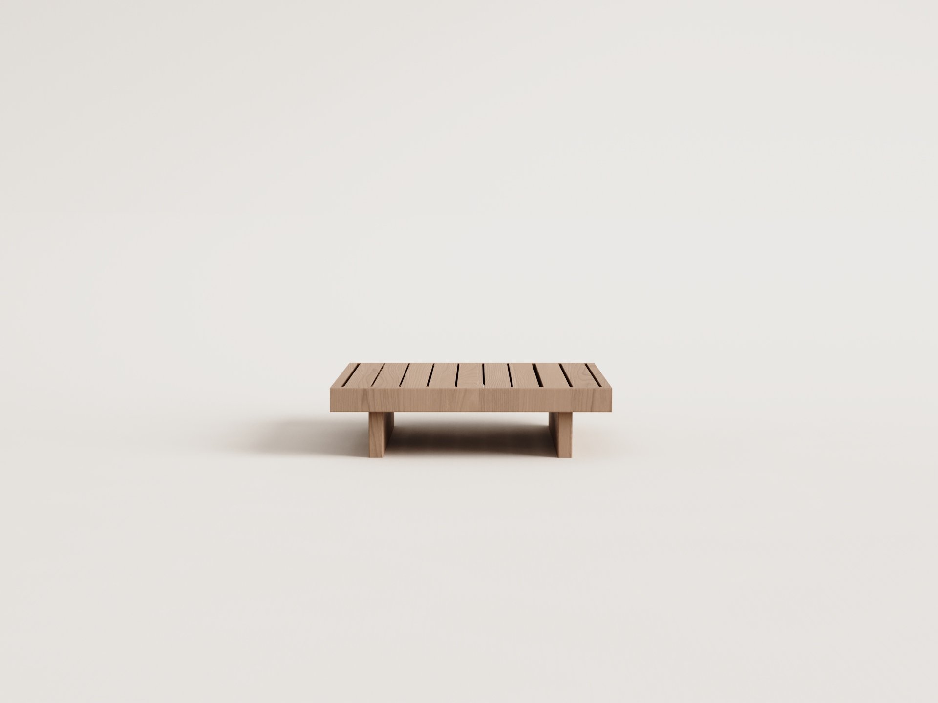 Dailin square coffee table 75x75 cm in acacia wood