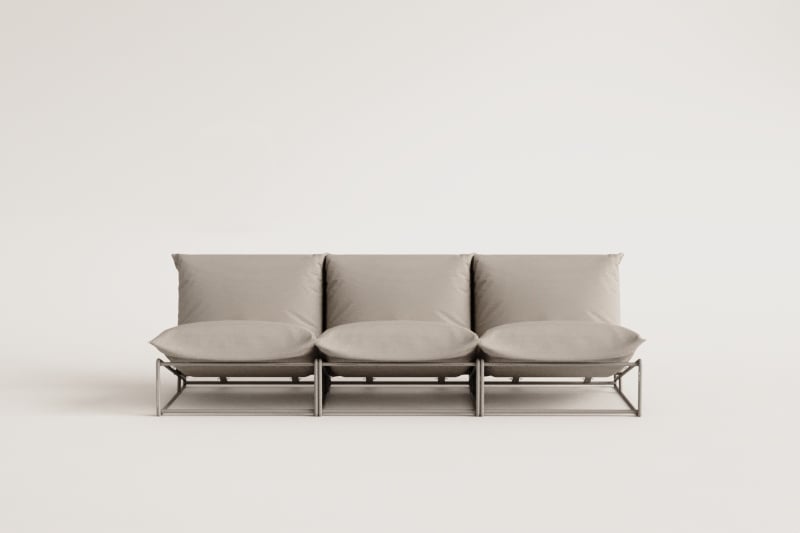 Amaro 3-Piece Modular Garden Sofa