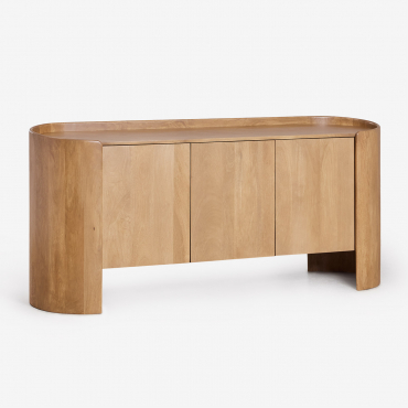 Sidney Mango Wood Sideboard 165x75 Cm Mango Wood - Sklum