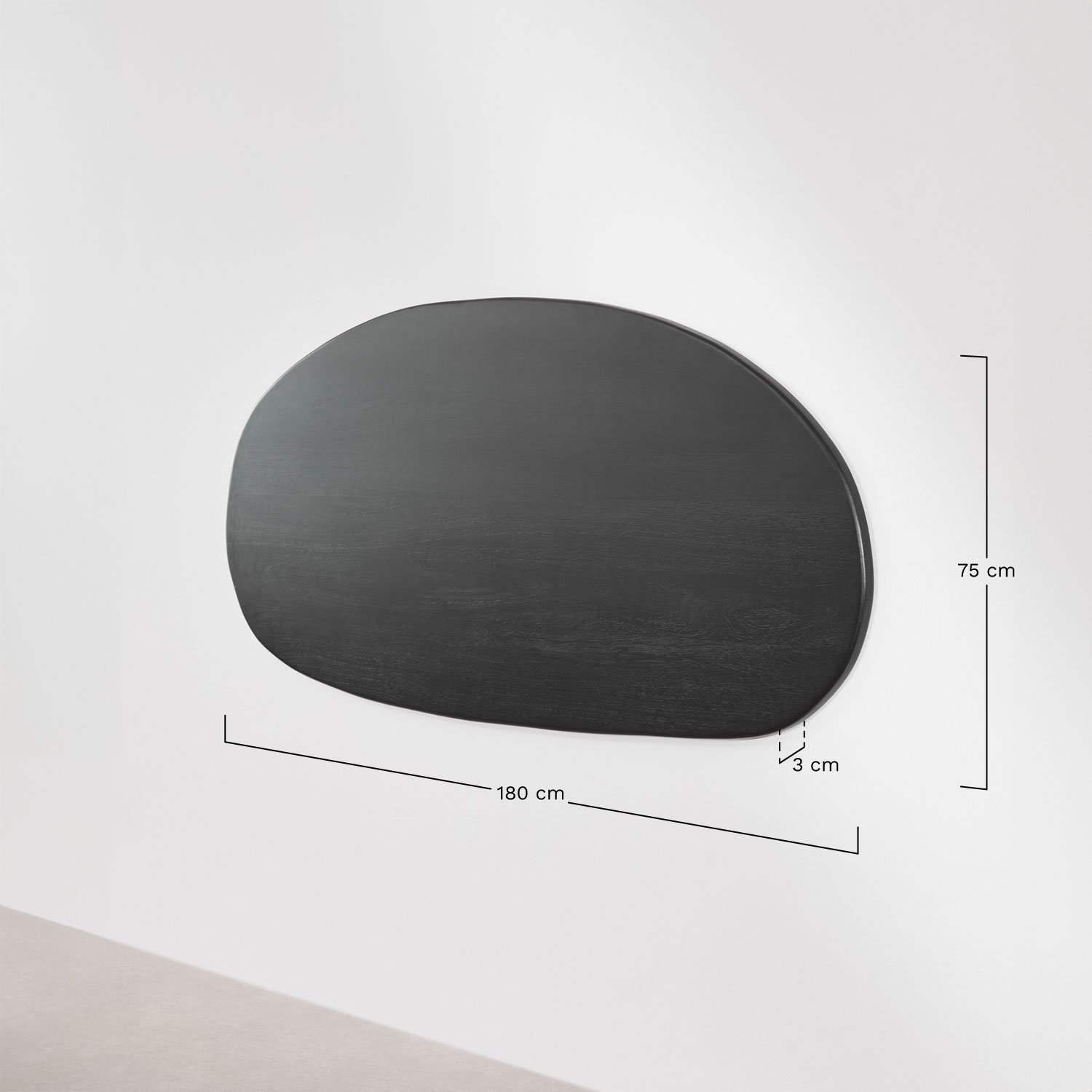 Headboard ↔︎180 cm in mango wood Agathe, medidas