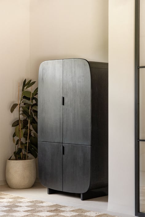 Agathe mango wood wardrobe