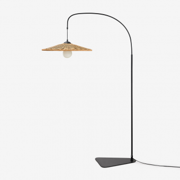 Sopant Outdoor Floor Lamp Black & B - Sklum