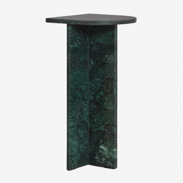 Corwel Marble Side Table Green Marble - Sklum