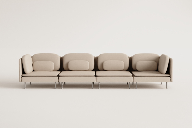 Oriol 4-piece modular sofa
