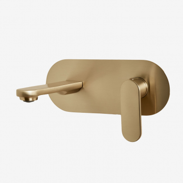 Alameda Brass Built-in Basin Tap Golden - Sklum