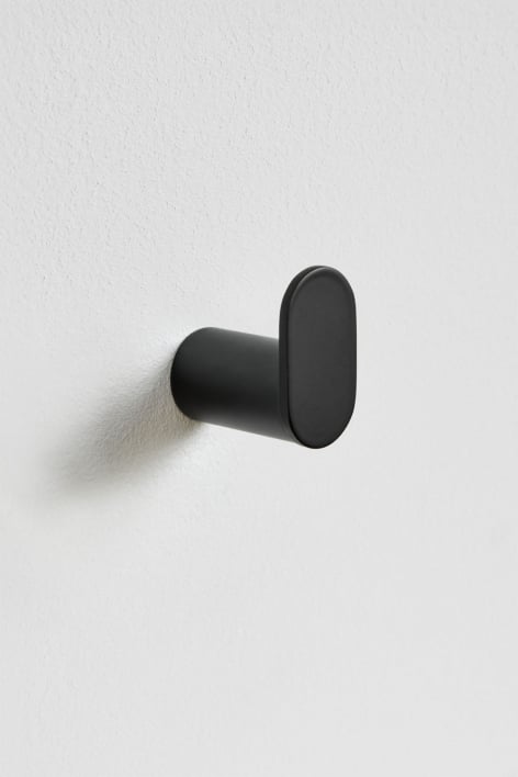 Alameda stainless steel bathroom hanger - Black