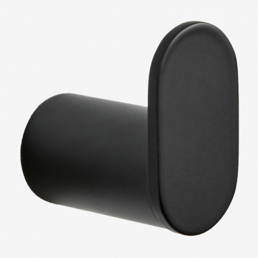 Alameda Stainless Steel Bathroom Hanger Black - Sklum