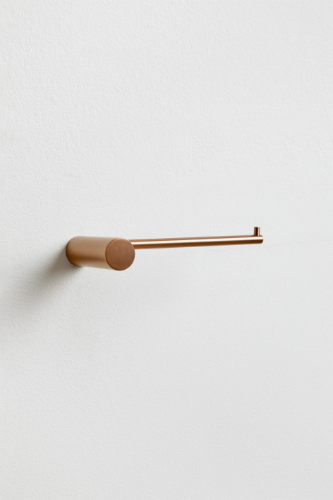 Toilet roll holder in brushed rose gold stainless steel Devon - Brushed Rose Gold
