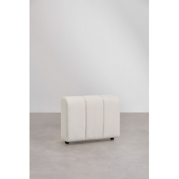 Left Armrest For Eliot Modular Sofa Bouclé Cream Beige - Sklum