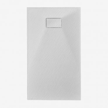 Rectangular Non-slip Extra-flat Smc Resin Shower Tray Soho White & 120 X 70 Cm - Sklum