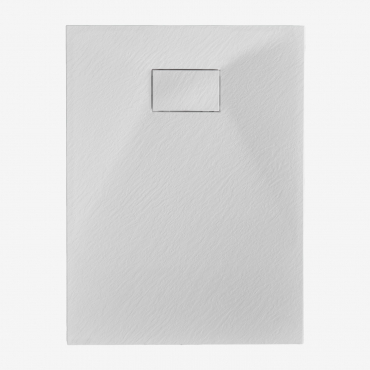 Rectangular Non-slip Extra-flat Smc Resin Shower Tray Soho White & 120 X 80 Cm - Sklum