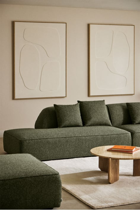 Left chaise module for Cardea upholstered modular sofa