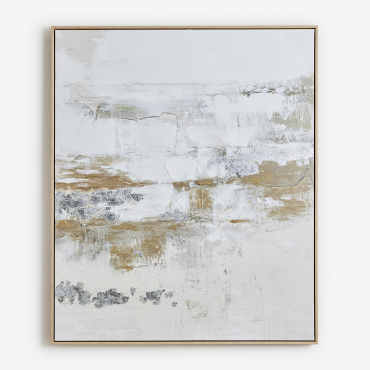 Decorative Painting 100x120 Cm Hand Painted On Eplum Canvas Natural Colors - Sklum