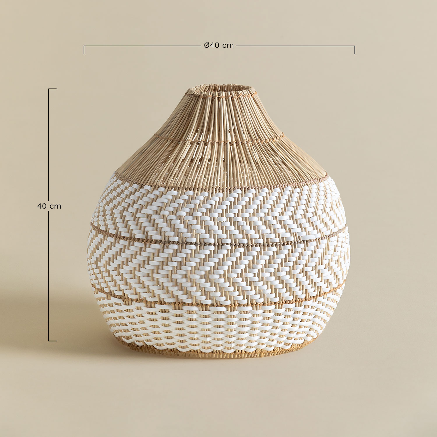 Llaury lampshade, medidas