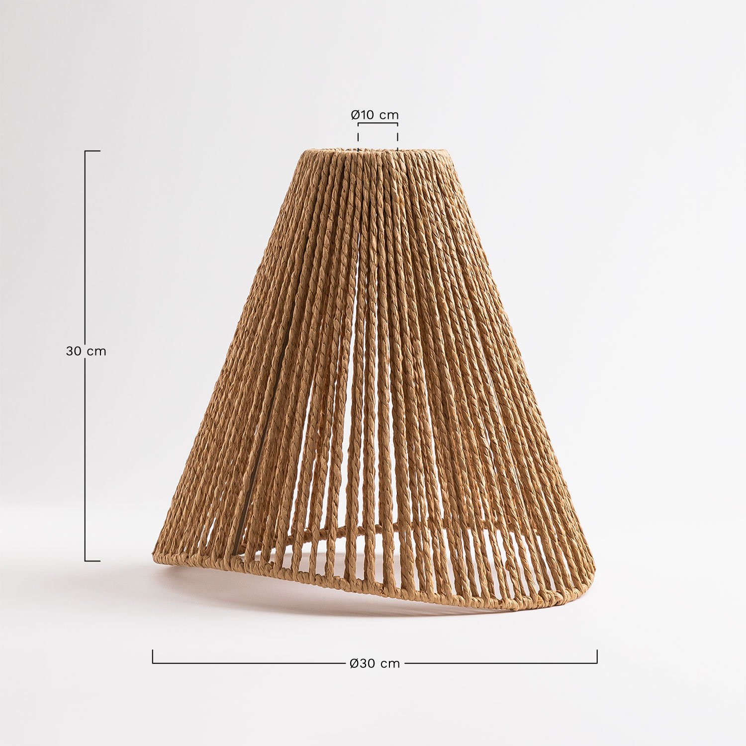 Braided Paper Lampshade for Ceiling Lamp Gertxen , medidas