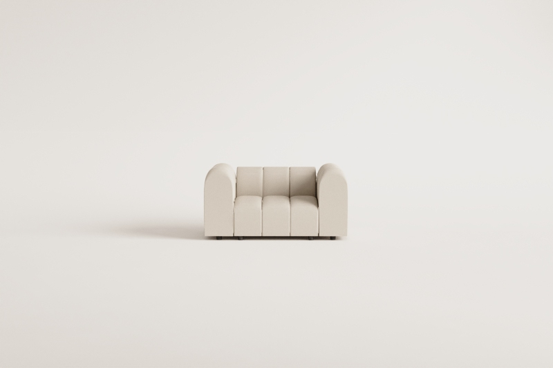 Eliot bouclé fabric armchair