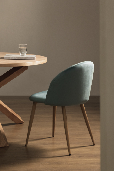 Kana velvet dining chair