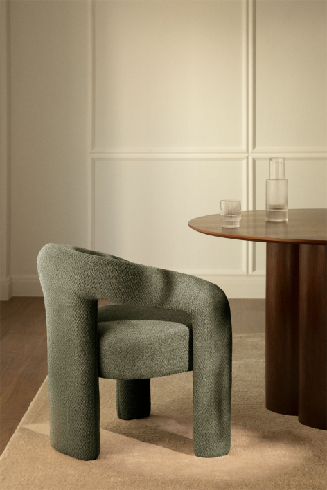 Greca upholstered dining chair