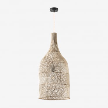 Embid Outdoor Ceiling Lamp Natural - Black & ↑75 Cm Embid - Sklum