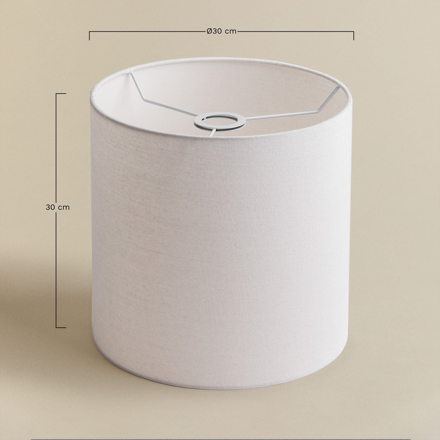 Arlina fabric lampshade, medidas