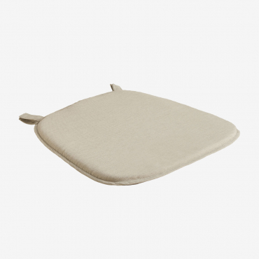 Gouda Chair Cushion Fabric Cream Beige - Sklum
