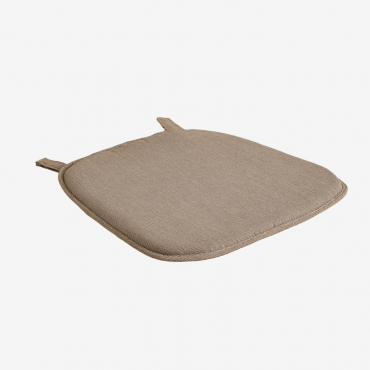 Zole Garden Stool Cushion Mocha Brown Fabric - Sklum