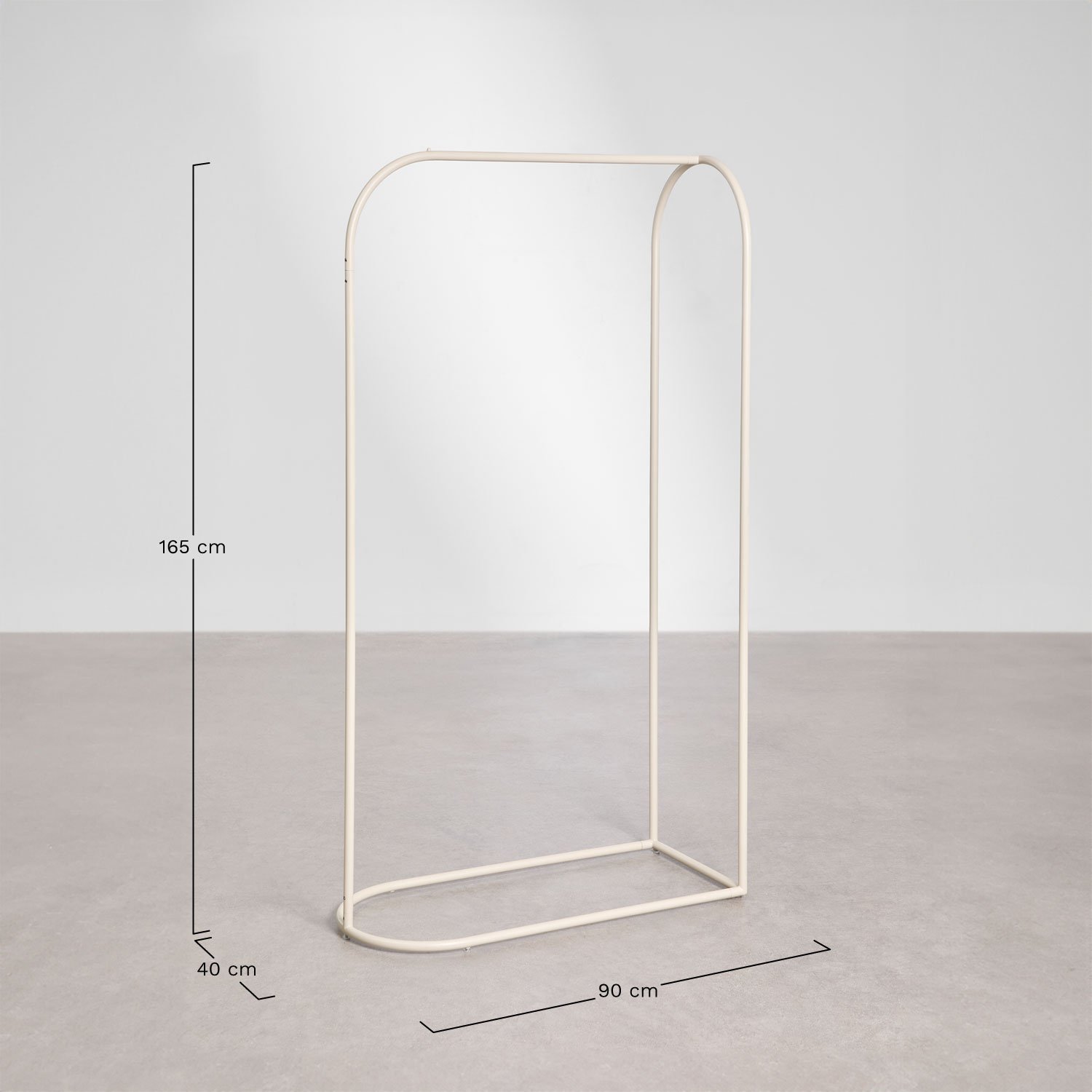 Danara steel coat rack, medidas