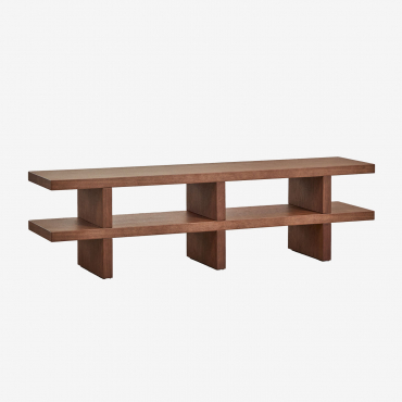 Viviene 150x35 Cm Mdf Tv Cabinet Brown Chestnut - Sklum