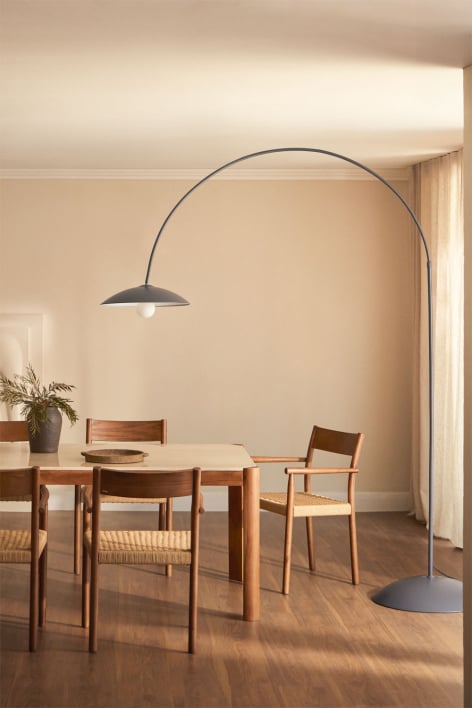 Lomira iron floor lamp