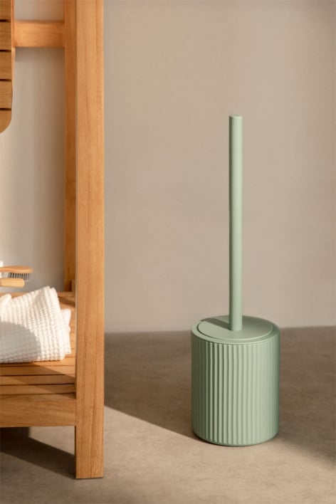 Toilet brush in dark green ABS Ozene - Laurel Green