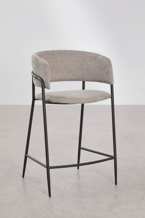 Pack of 2 upholstered Nalon bar stools