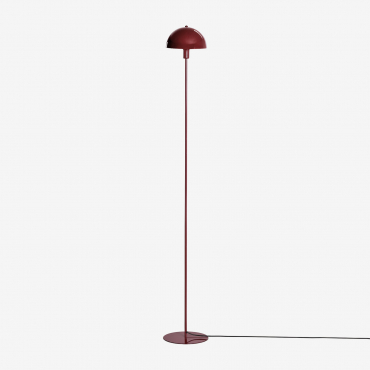 Alnair Iron Floor Lamp Wine Red - Sklum