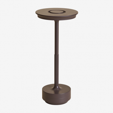 Rivkin Wireless Outdoor Led Table Lamp Smoked Brown - Sklum