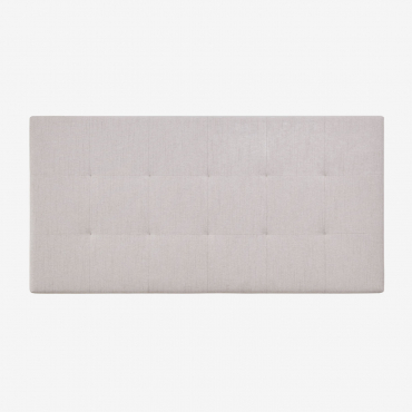 Artur Upholstered Headboard Fabric Cream Beige & 200 - Sklum