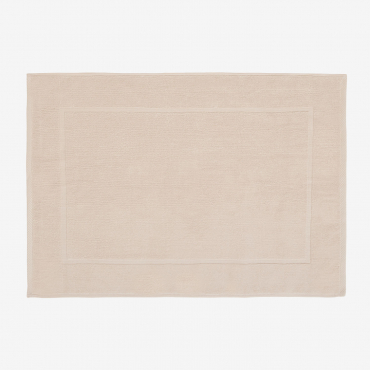 Rectangular Bathroom Rug 55x80 Cm In Danel Cotton Light Pink - Sklum