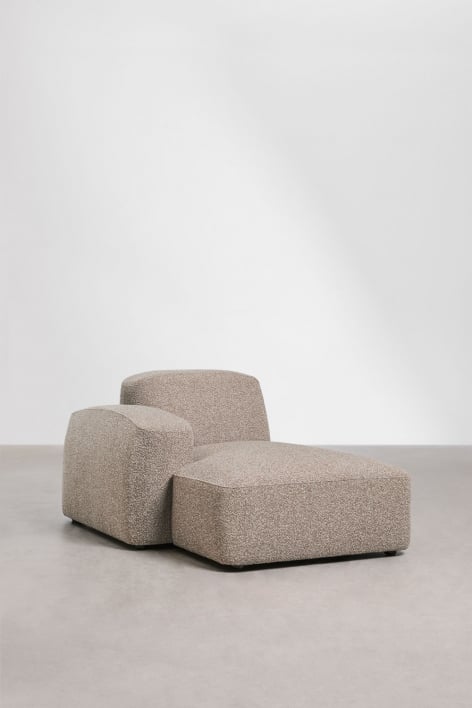 Left chaise longue module for Bastian modular sofa