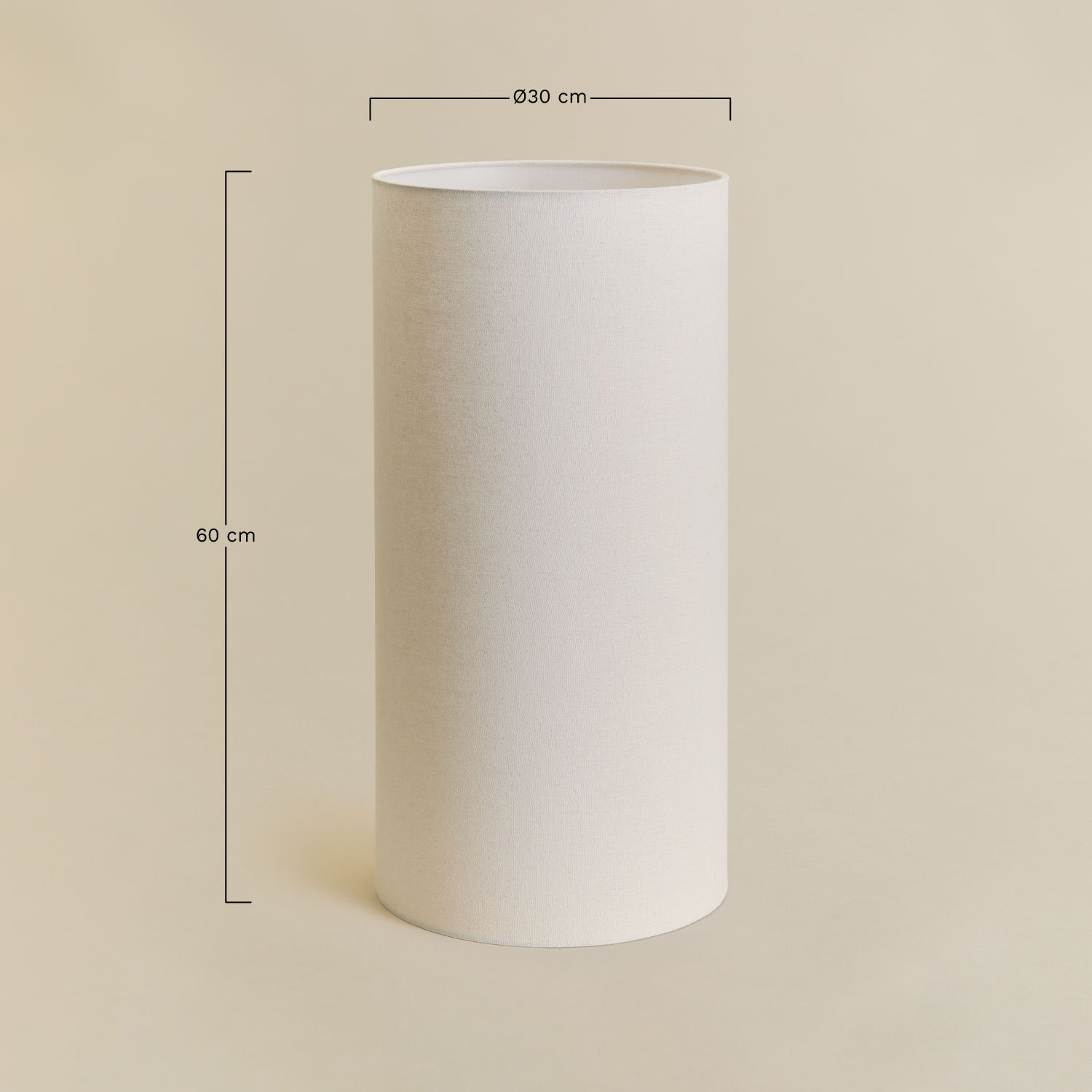 Arlina fabric lampshade, medidas