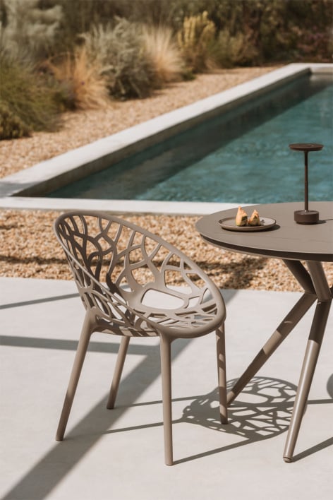 Ores stackable polypropylene garden chair