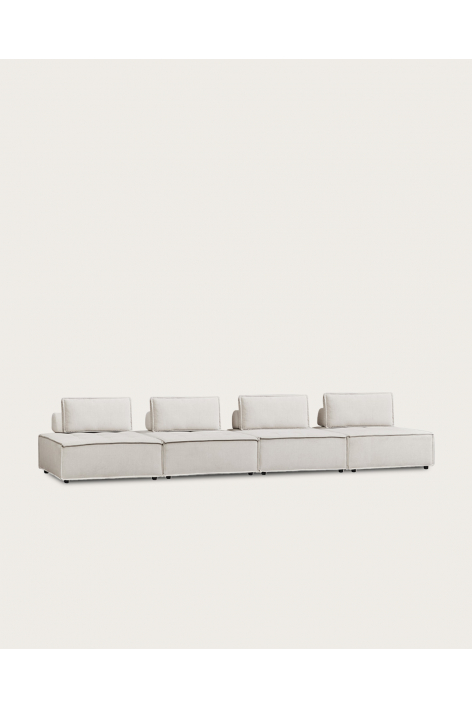 4-piece modular sofa in Vermont fabric