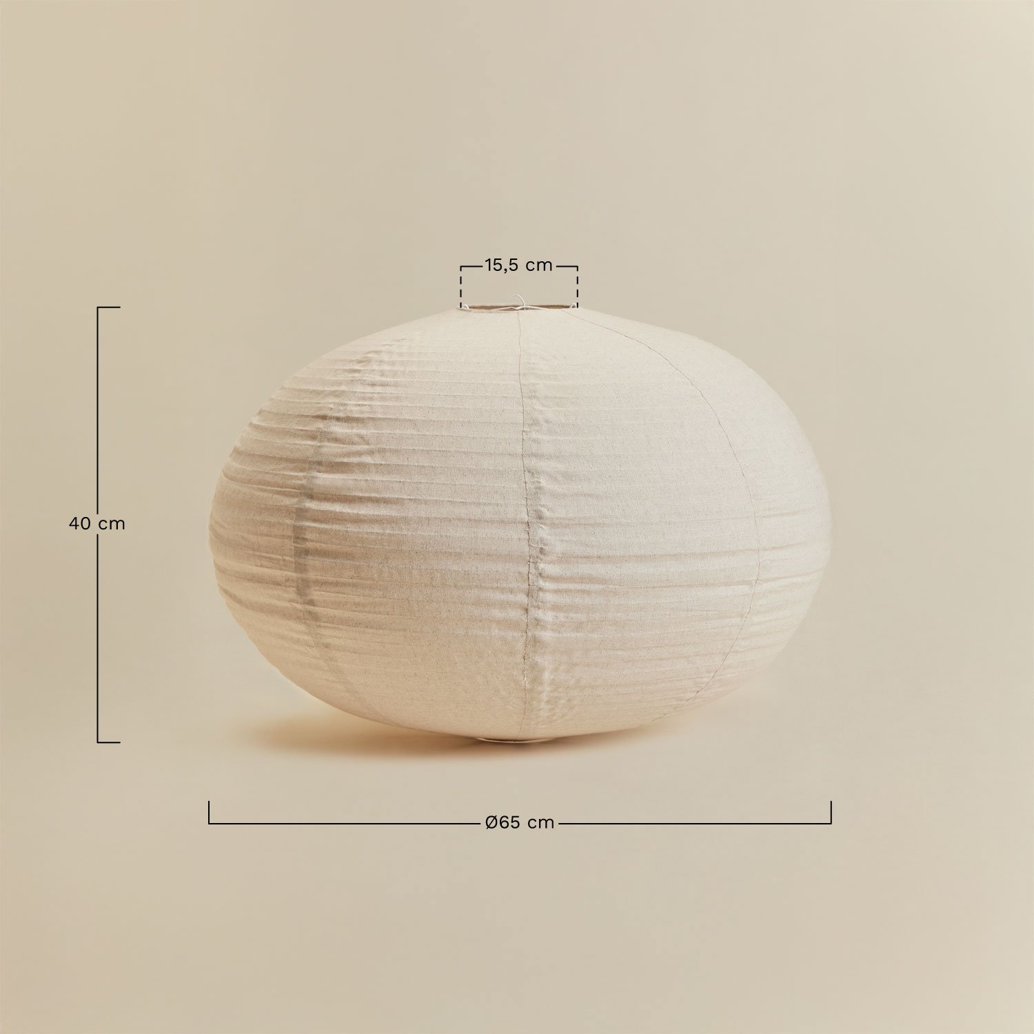 Elijah linen lampshade, medidas