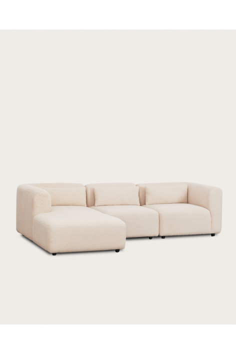 Fogler 3-Piece Left Chaise Longue Modular Sofa