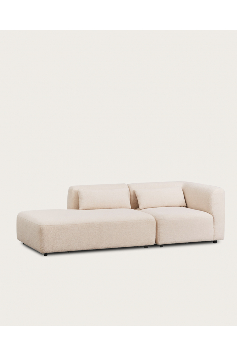 Fogler 2-Piece Corner Modular Sofa with Left Chaise Lounge